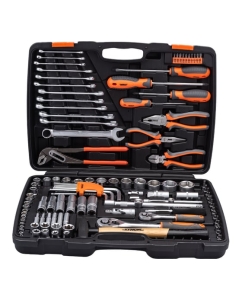 Купить Набор инструментов STHOR 1/2 122 предмета пластиковый кейс 58690  в E-mobi