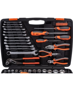 Купить Набор инструментов STHOR 1/2 122 предмета пластиковый кейс 58690  в E-mobi