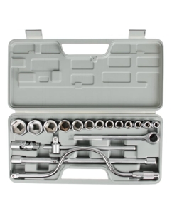 Купить Набор головок ЕРМАК 19 предметов 10-32мм с карданным шарниром 1/2 736-566  в E-mobi