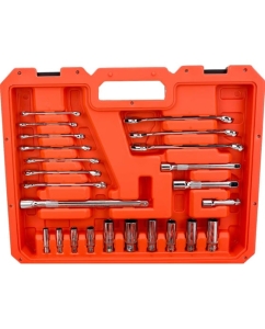 Купить Набор инструментов 1/4 +3/8 +1/2 Кратон TS-22 socket 120 2 28 09 022  в E-mobi