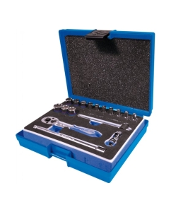 Купить Набор шестигранных торцевых головок с принадлежностями KING TONY 1/4&quot; 4-14 мм 17 предметов 2516MRV03  в E-mobi