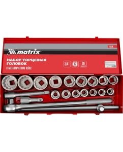 Купить Набор торцевых головок MATRIX 13536 в E-mobi