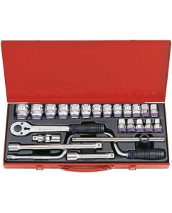 Купить Набор шестигранных торцевых головок с принадлежностями 1/2