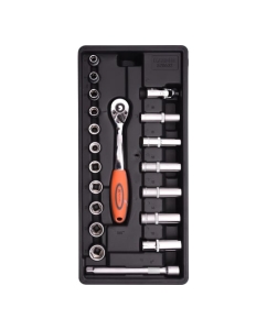 Купить Автомобильный набор инструмента HARDEN профессиональный 3/8, 20 предметов CRV 520632 в E-mobi