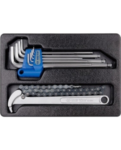 Купить Набор шестигранников Г-образных и съемник масляных фильтров, ложемент, 10шт KING TONY 9-20110MR в E-mobi