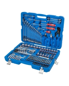 Купить Универсальный набор инструментов KING TONY 153 предмета, в комплекте фонарь налобный P7553MR03 в E-mobi