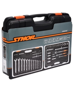 Купить Набор инструментов STHOR 1/4&quot; 3/8&quot; 1/2&quot; 111 шт. 58692  в E-mobi