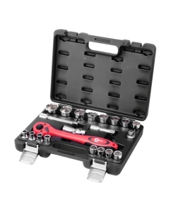 Купить Профессиональный набор инструментов INTERTOOL 21 шт., 1/2, Cr-V ET-6021 в E-mobi