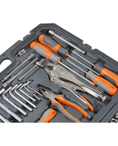 Купить Набор инструментов AIRLINE универсальный 142 предмета, пласт.кейс AT-142-53  в E-mobi