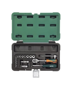 Купить Набор головок с трещоткой AIST 1/4 дюйма 17 предметов 208117-M 00-00017963 в E-mobi