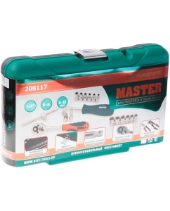 Купить Набор головок с трещоткой AIST 1/4 дюйма 17 предметов 208117-M 00-00017963  в E-mobi