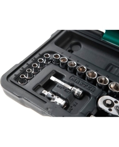 Купить Набор головок с трещоткой AIST 1/4 дюйма 17 предметов 208117-M 00-00017963  в E-mobi