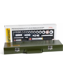 Купить Автомобильный набор торцевых ключей Proxxon 1/2&quot; + 1/4&quot;, 27 поз 23020  в E-mobi