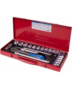 Купить Набор головок с принадлежностями KING TONY 1/2&quot;, шестигранные, 10-32 мм, 23 предмета 4528MR90  в E-mobi