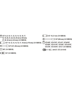 Купить Набор насадок YATO 1/2&quot; 46шт. YT-3877  в E-mobi