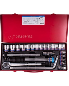 Купить Набор головок с принадлежностями KING TONY 1/2&quot;, шестигранные, 10-32 мм, 24 предмета 4533MR03  в E-mobi