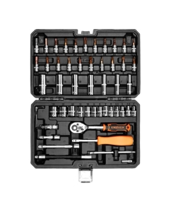 Купить Набор инструментов KINGQUEEN 53 предметов, 72 зуба WIB-10003 в E-mobi