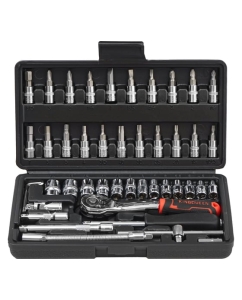 Купить Набор инструментов KINGQUEEN 46 предметов, 72 зуба WIB-09060  в E-mobi