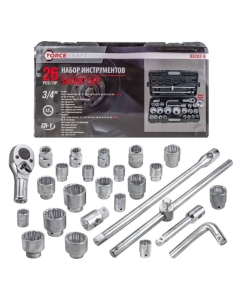 Купить Набор инструментов Forcekraft 26пр. 3/4