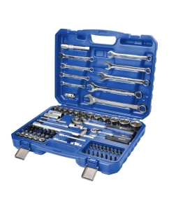 Купить Набор инструмента универсальный КОБАЛЬТ 1/4 и 1/2, 82 предмета, кейс 919-630 в E-mobi