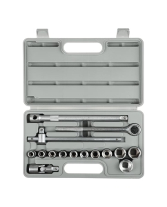 Купить Набор головок ЕРМАК 16 предметов 10-27 мм с карданным шарниром 1/2 736-498  в E-mobi