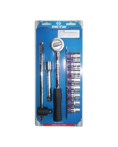 Купить Набор шестигранных торцевых головок 1/2&quot;, 10-19мм, 11шт KING TONY 4311MR  в E-mobi