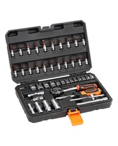 Купить Набор инструментов KINGQUEEN 47 пред, 72 зуба, биты S2, 09030-S2 в E-mobi