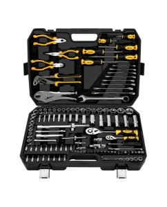 Купить Набор ручных инструментов многофункциональный GOODKING JNTRD трещотка 24 зубца, 1/2, 131 предмет 1/4 J-M10131 в E-mobi