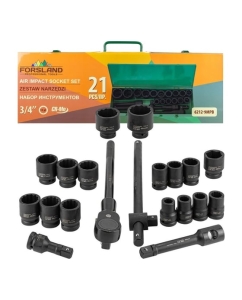 Купить Набор инструментов Forsland ударных 21пр. 3/4