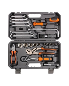 Купить Универсальный набор инструментов 25 предметов, пластиковый кейс Airline AT-25-38 в E-mobi