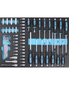 Купить Набор инструментов AutoMeister в ложементах для инструментальной тележки 218 пр 71974  в E-mobi