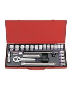 Купить Набор двенадцатигранных торцевых головок с принадлежностями 1/2