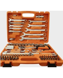 Купить Универсальный набор инструмента Bohrer CrV сталь, кейс с металлическими защелками, 82 предмета (3/1) 35323682 в E-mobi