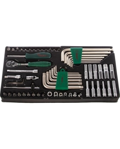 Купить Набор головок и аксессуаров Hans ложемент 1/4&quot; 62шт TT-43  в E-mobi