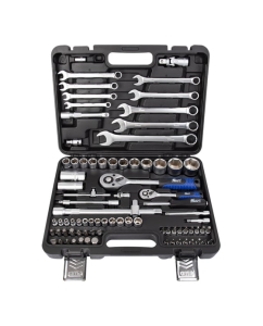 Купить Набор инструмента KRAFT Master 1/2DR и 1/4DR 82 предмета KT 701250 в E-mobi