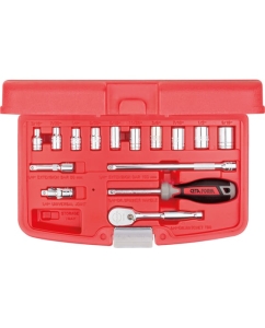 Купить Набор торцевых головок Ceta Form 1/4 15 предметов C00A-15PBT в E-mobi