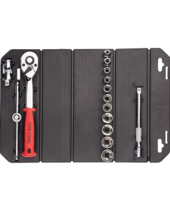 Купить Набор торцевых головок Ceta Form 1/4 15 предметов C00-15RH4 в E-mobi