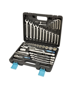 Купить Набор инструмента (77 предметов, 1/2 1/4 DR, CrV) AUTOVIRAZH AV-212077 в E-mobi