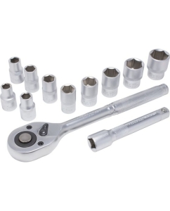 Купить Набор головок с трещоткой и удлинителем Forsage 12пр.1/26гр10-15,17,19,22,24мм F-012-5MSA(51237) F-012-5 MSA(51237)  в E-mobi