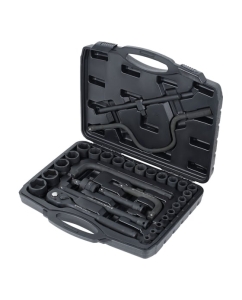 Купить Набор ударных головок AIRLINE 1/2&quot; 8-32 мм, 31 предмет, пластиковый кейс ATAS405  в E-mobi