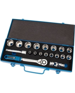 Купить Набор дюймовых головок NORGAU 1/2&quot; 19 шт, ND1919-A5/16-1.1/4, 063792819  в E-mobi