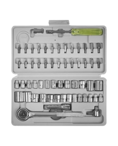 Купить Набор инструментов ТУНДРА в кейсе, автомобильный, 59 предметов 881853  в E-mobi