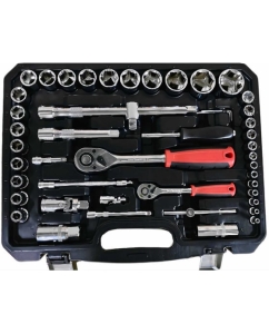 Купить Набор торцевых головок Промлайн 1/4&quot;-1/2&quot; в пластиковом чемодане, 94 предмета ПЛ012048212_023  в E-mobi