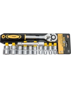Купить Набор торцевых головок NIKONA с трещоткой квадрат 1/2