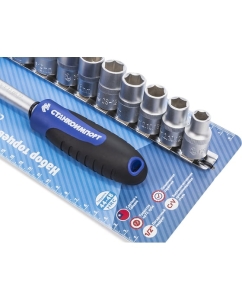 Купить Набор торцевых головок с трещоткой Станкоимпорт 1/2", 12 предметов CS4011HDT  в E-mobi