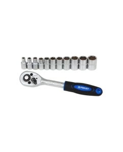 Купить Набор профессионального инструмента РОКОТ 12 предметов, 1/4 (головки и трещотка) 689-010  в E-mobi