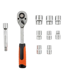 Купить Ключ-трещотка PARK 1/2 + торцевые головки 105062  в E-mobi