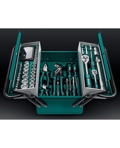 Купить Универсальный набор инструмента KRAFTOOL Grand-99 1/2&quot;+1/4&quot; 99 предм. 27978-H99  в E-mobi