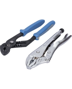 Купить Набор инструмента (переставные клещи и зажим, ложемент, 2 предмета) KING TONY 9-40102GP  в E-mobi