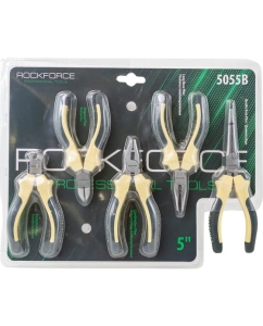 Купить Набор шарнирно-губцевого инструмента Rockforce 5 предметов RF-5055B(52038) в E-mobi